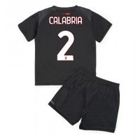 AC Milan Davide Calabria #2 Hjemmebanesæt Børn 2022-23 Kortærmet (+ Korte bukser)